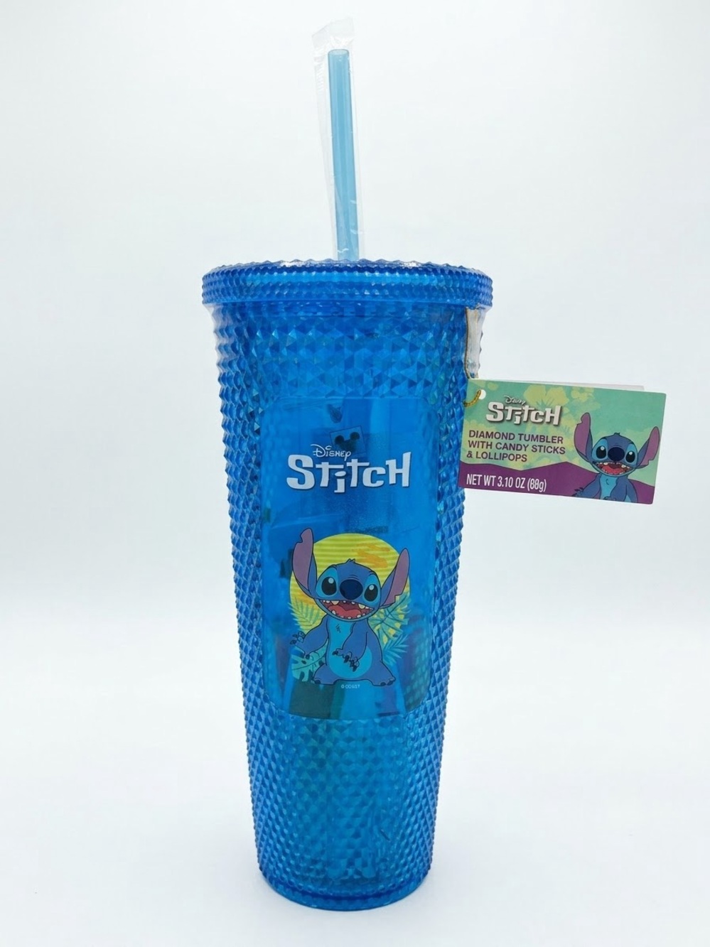 Disney STITCH Diamond Tumbler NWT